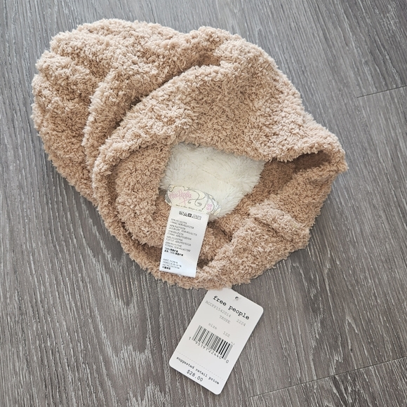 Free People Soft Winter Taupe Hat - Picture 3 of 6